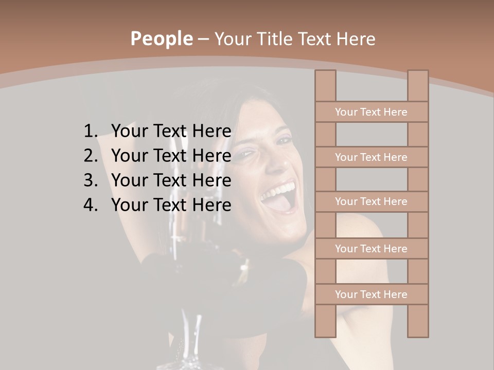 Woman Fashion Cheerful PowerPoint Template