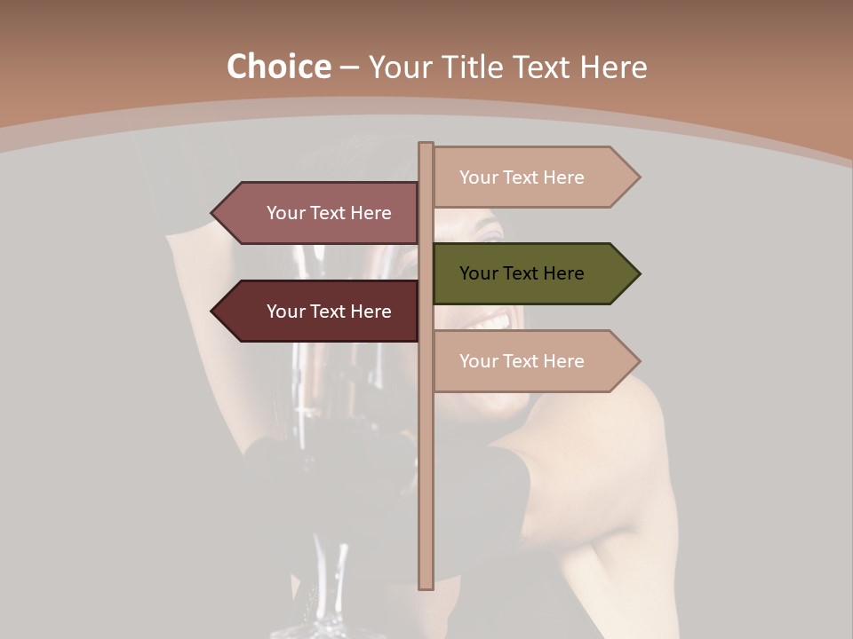 Woman Fashion Cheerful PowerPoint Template