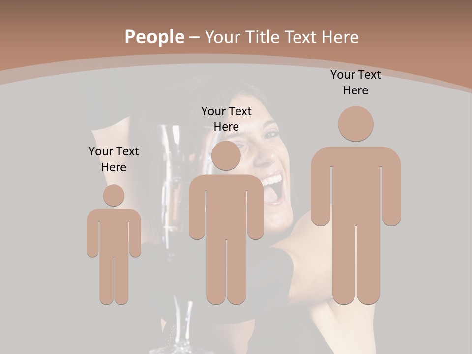 Woman Fashion Cheerful PowerPoint Template