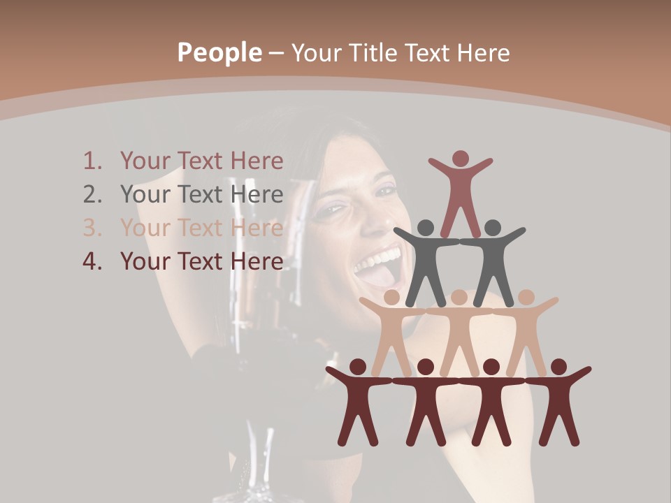 Woman Fashion Cheerful PowerPoint Template