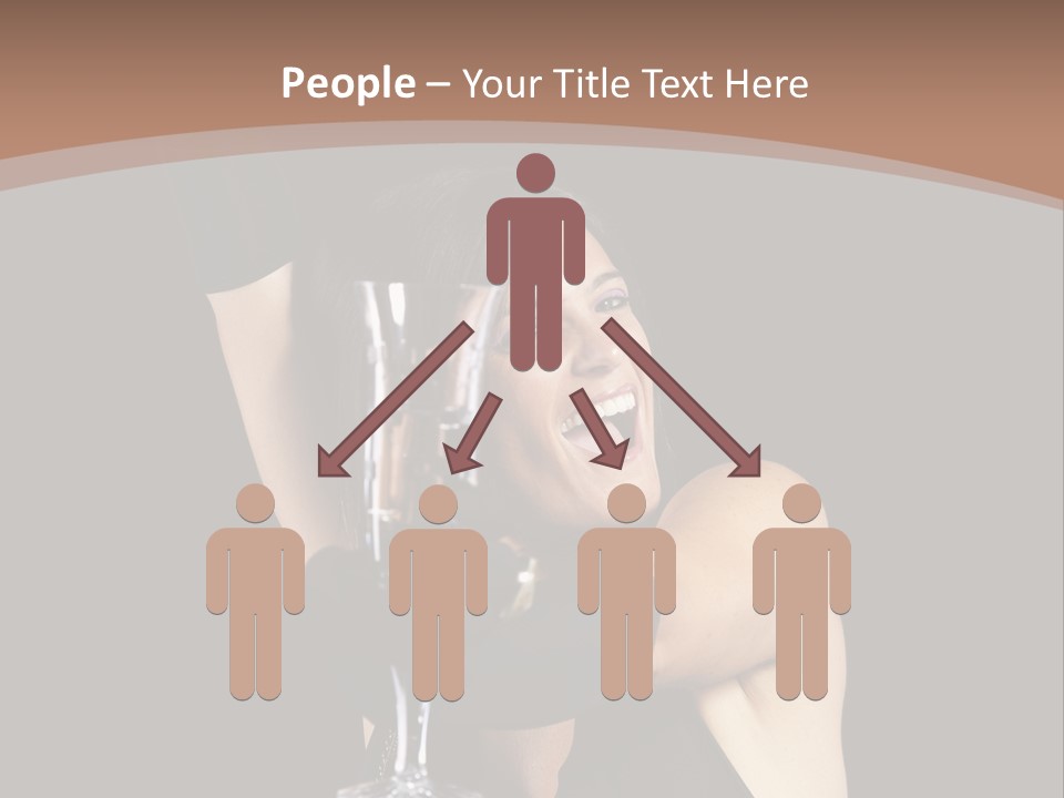 Woman Fashion Cheerful PowerPoint Template