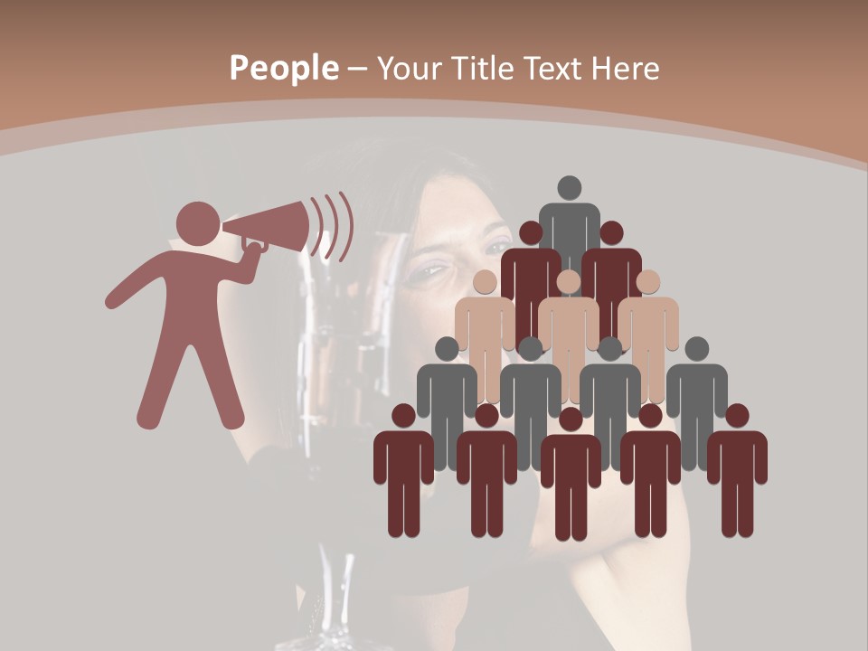 Woman Fashion Cheerful PowerPoint Template