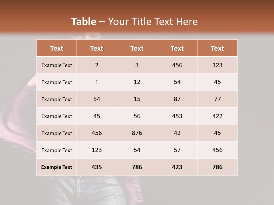 Strength Strong Gorgeous PowerPoint Template