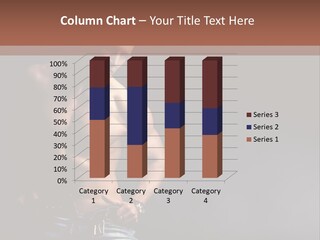 Muscle Biceps Tan PowerPoint Template