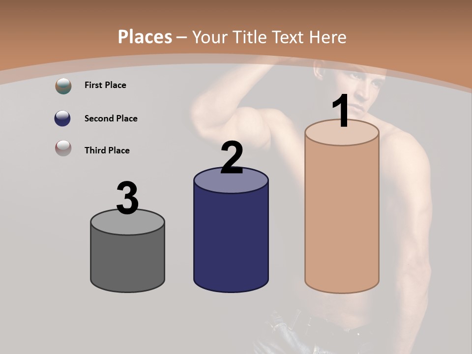 Naked Strength Biceps PowerPoint Template