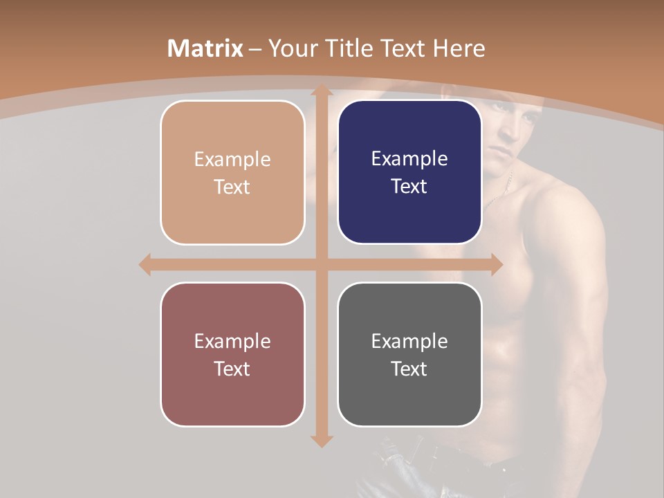 Naked Strength Biceps PowerPoint Template