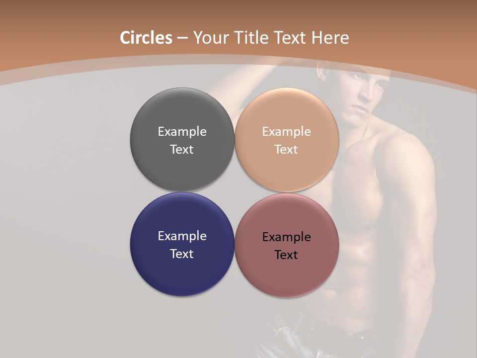 Naked Strength Biceps PowerPoint Template
