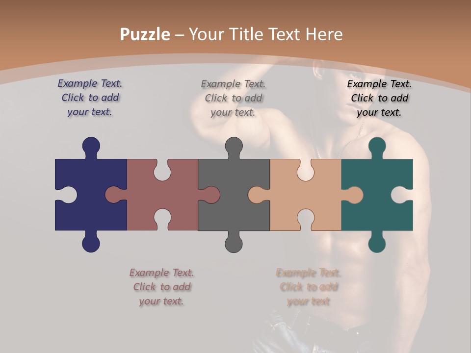 Naked Strength Biceps PowerPoint Template