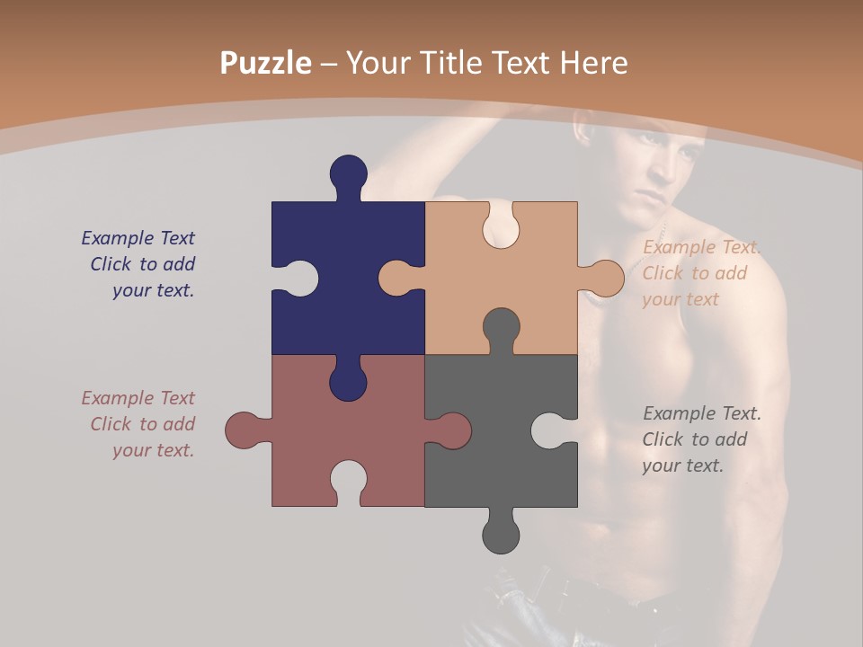 Naked Strength Biceps PowerPoint Template