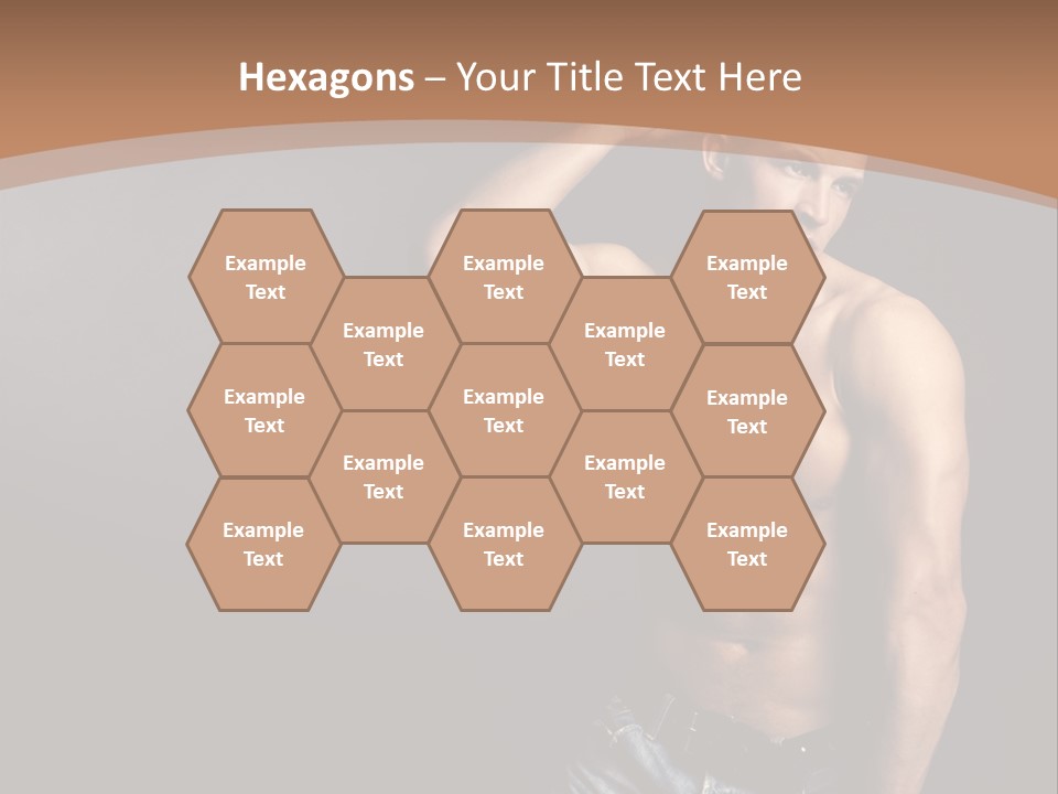 Naked Strength Biceps PowerPoint Template