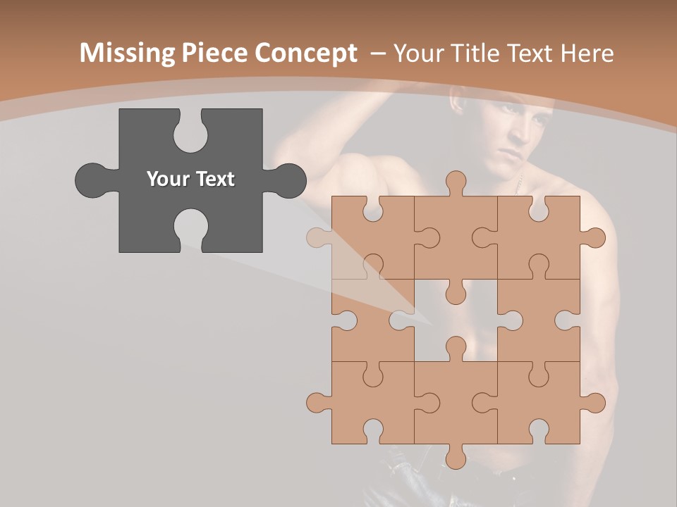 Naked Strength Biceps PowerPoint Template