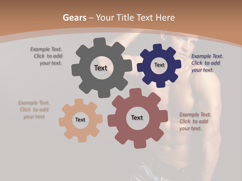 Naked Strength Biceps PowerPoint Template