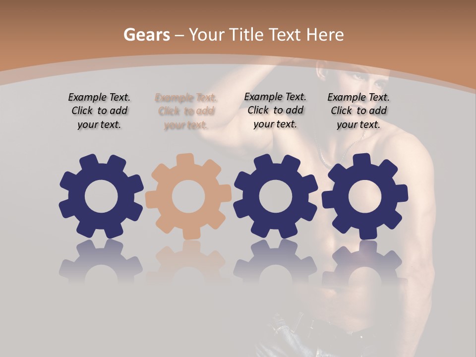 Naked Strength Biceps PowerPoint Template