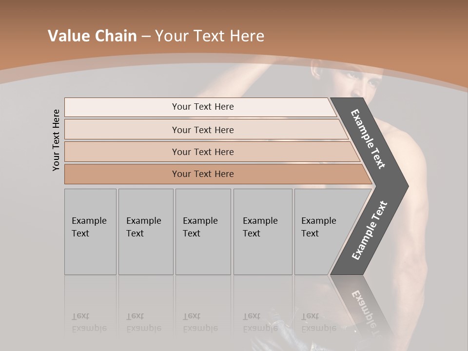 Naked Strength Biceps PowerPoint Template