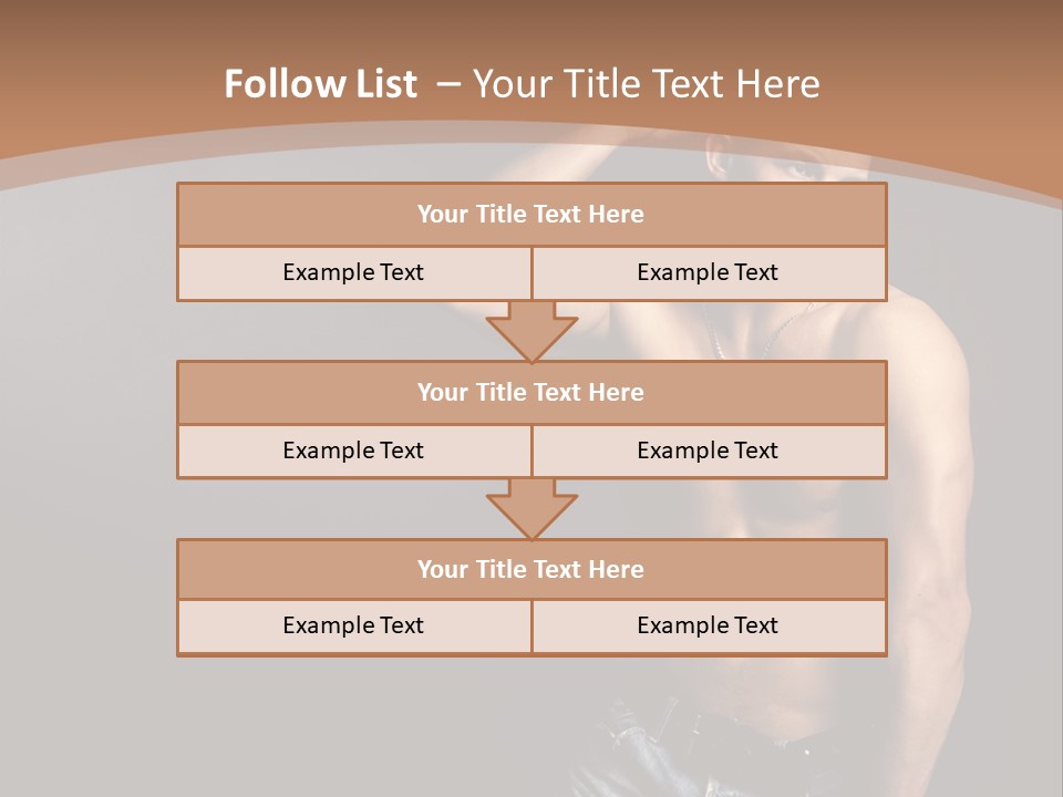 Naked Strength Biceps PowerPoint Template