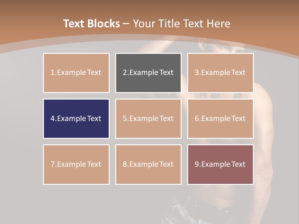 Naked Strength Biceps PowerPoint Template