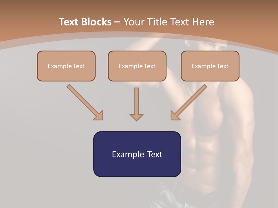 Naked Strength Biceps PowerPoint Template