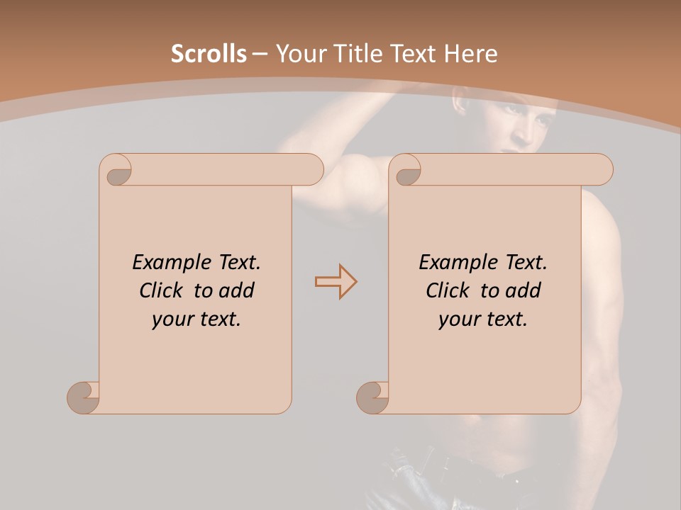 Naked Strength Biceps PowerPoint Template