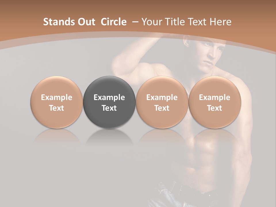 Naked Strength Biceps PowerPoint Template