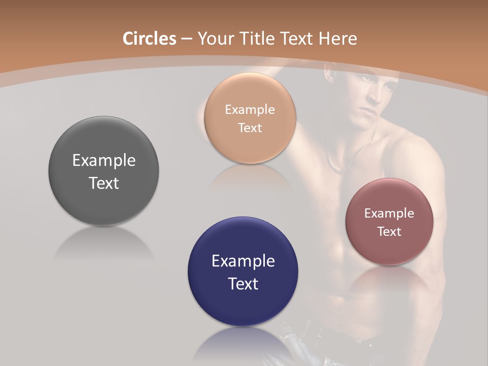 Naked Strength Biceps PowerPoint Template