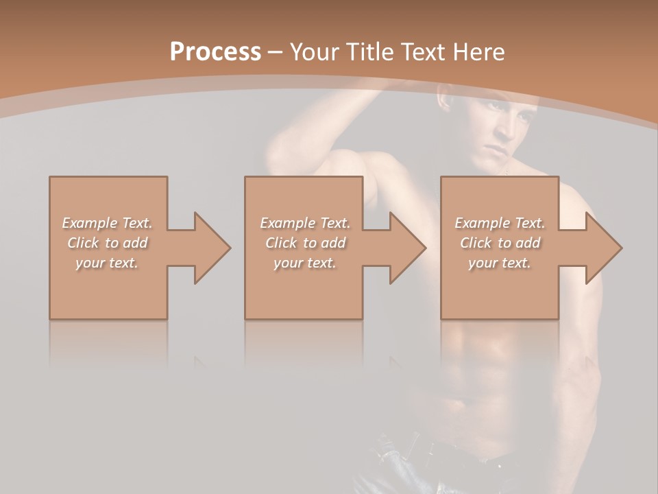 Naked Strength Biceps PowerPoint Template