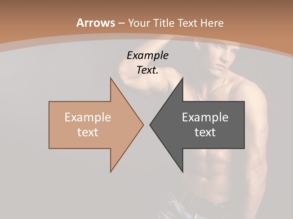 Naked Strength Biceps PowerPoint Template