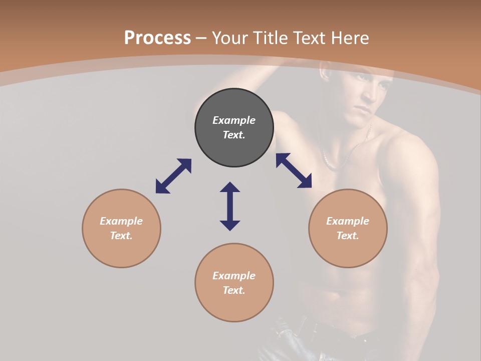 Naked Strength Biceps PowerPoint Template