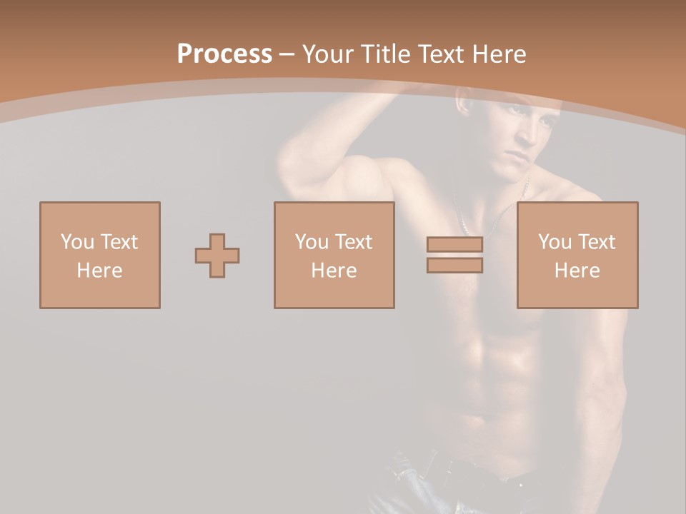 Naked Strength Biceps PowerPoint Template
