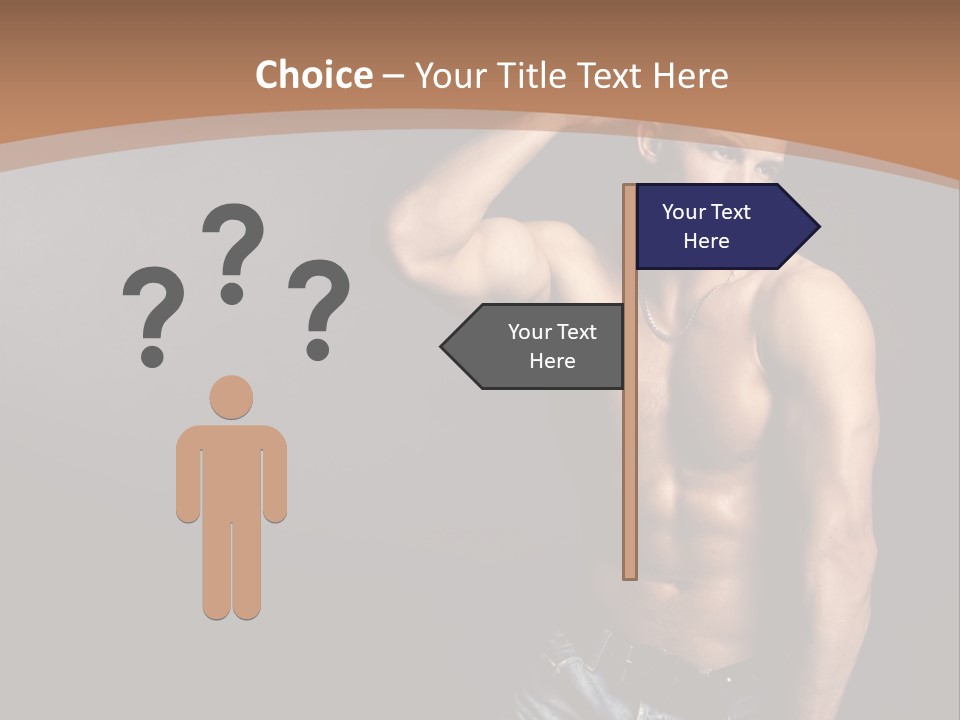 Naked Strength Biceps PowerPoint Template