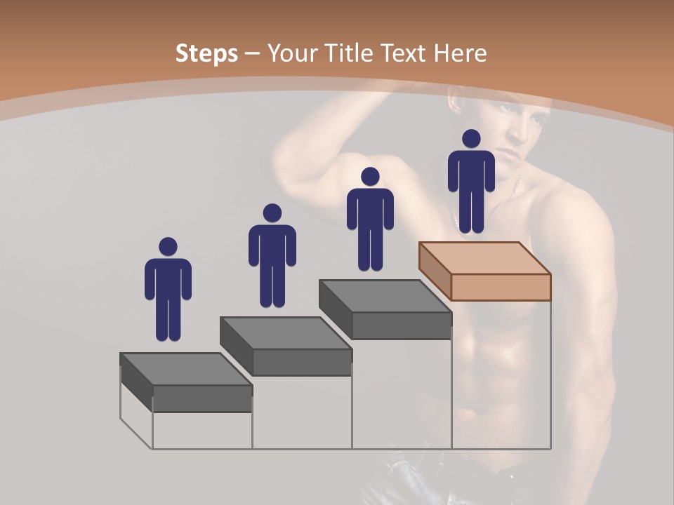 Naked Strength Biceps PowerPoint Template