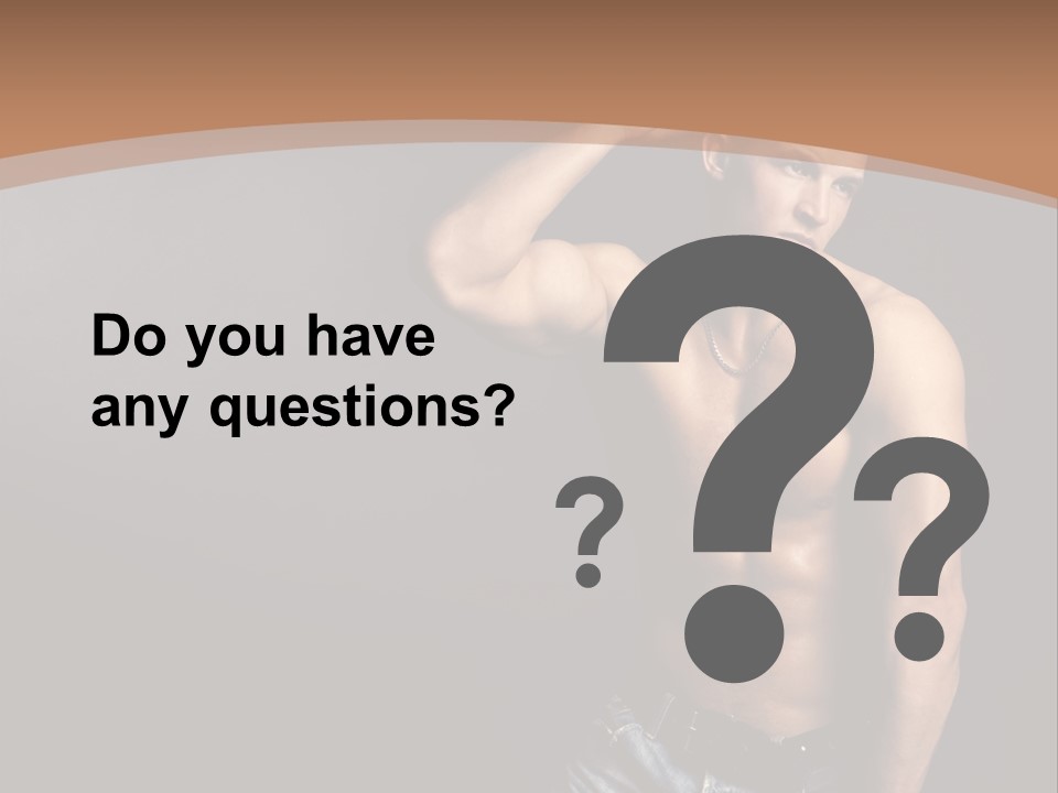 Naked Strength Biceps PowerPoint Template