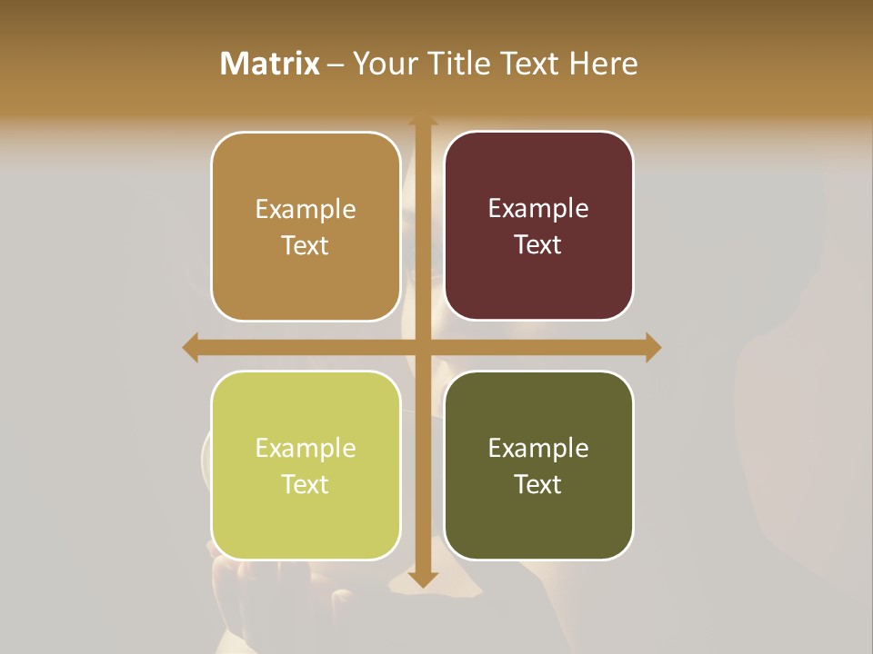 Hand Morning Beauty PowerPoint Template