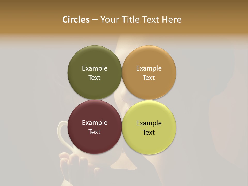 Hand Morning Beauty PowerPoint Template