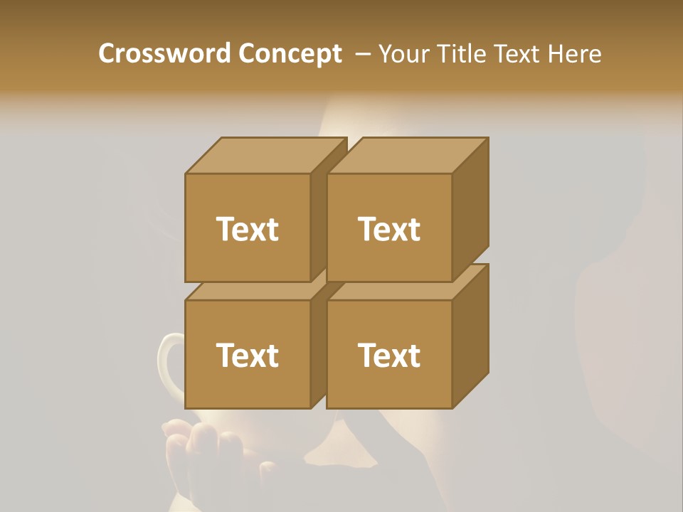 Hand Morning Beauty PowerPoint Template