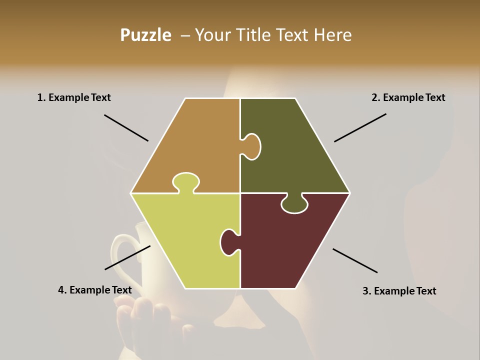 Hand Morning Beauty PowerPoint Template