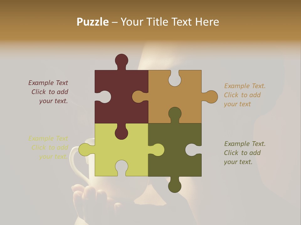 Hand Morning Beauty PowerPoint Template