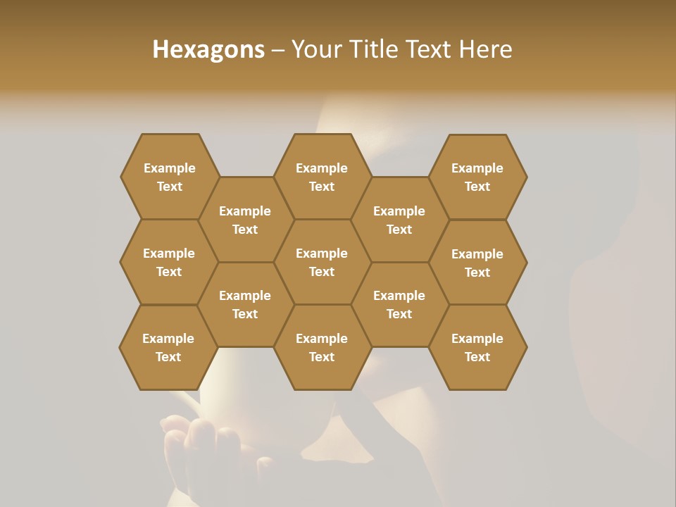 Hand Morning Beauty PowerPoint Template