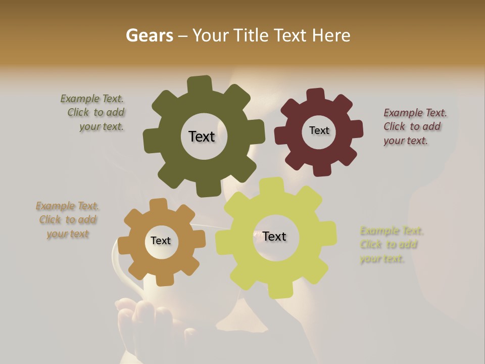 Hand Morning Beauty PowerPoint Template