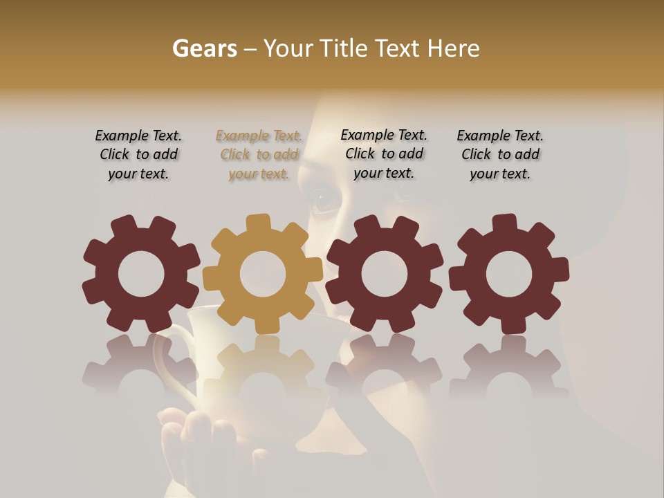 Hand Morning Beauty PowerPoint Template