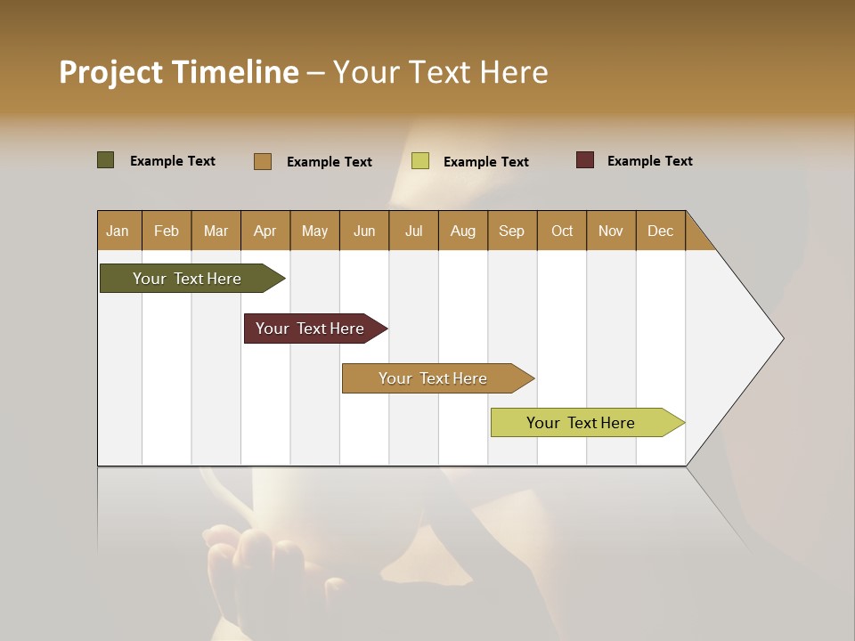 Hand Morning Beauty PowerPoint Template