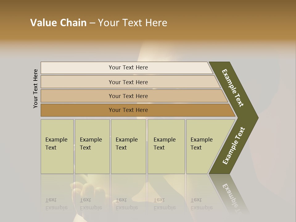 Hand Morning Beauty PowerPoint Template