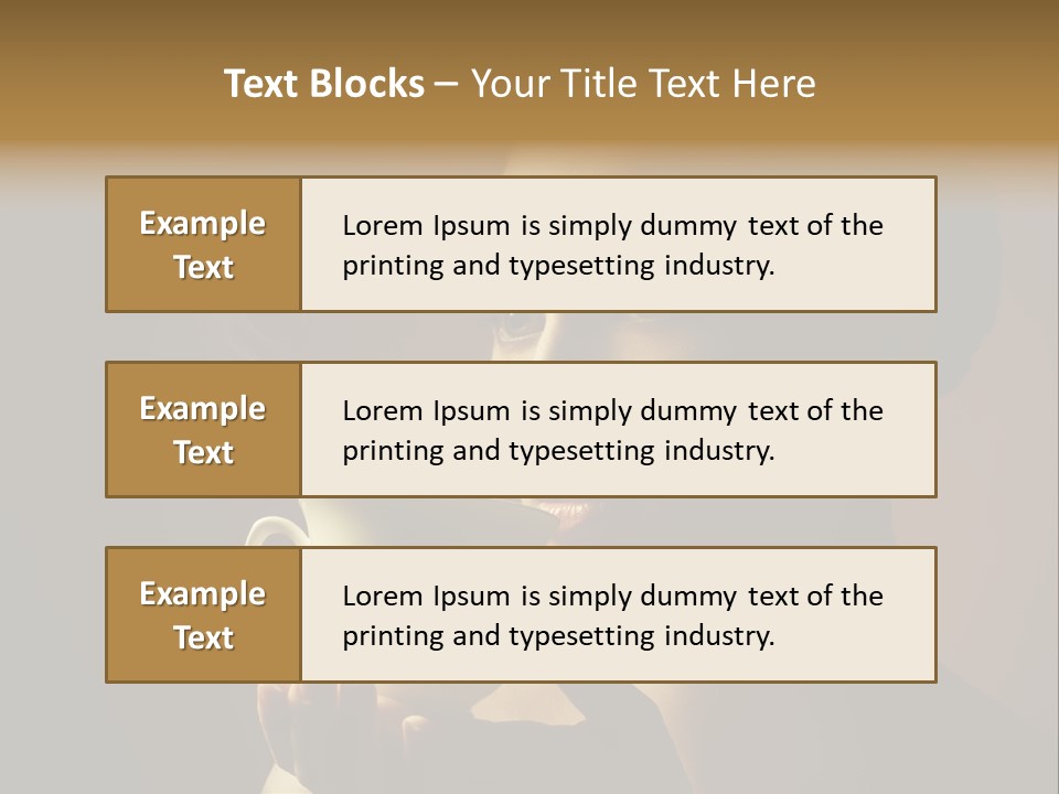 Hand Morning Beauty PowerPoint Template