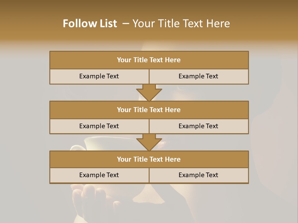 Hand Morning Beauty PowerPoint Template