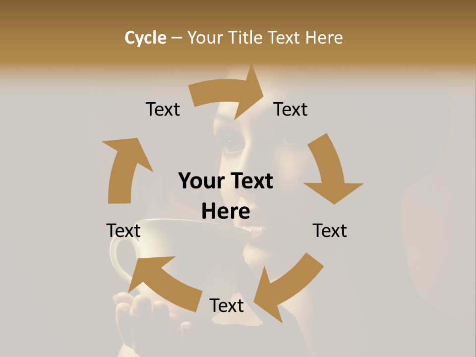 Hand Morning Beauty PowerPoint Template