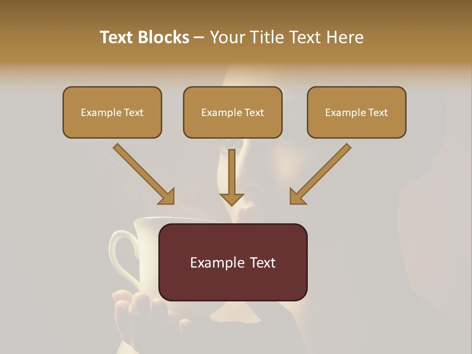 Hand Morning Beauty PowerPoint Template
