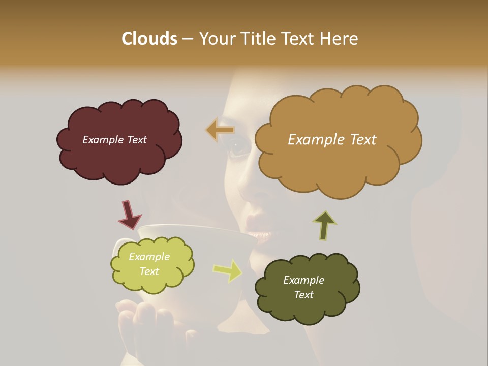 Hand Morning Beauty PowerPoint Template