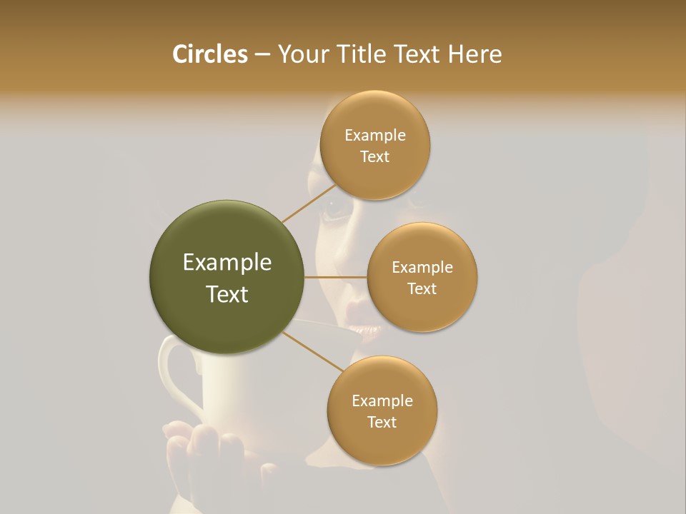 Hand Morning Beauty PowerPoint Template