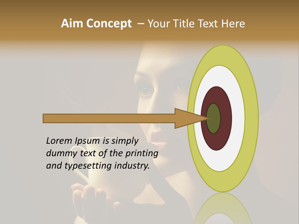 Hand Morning Beauty PowerPoint Template