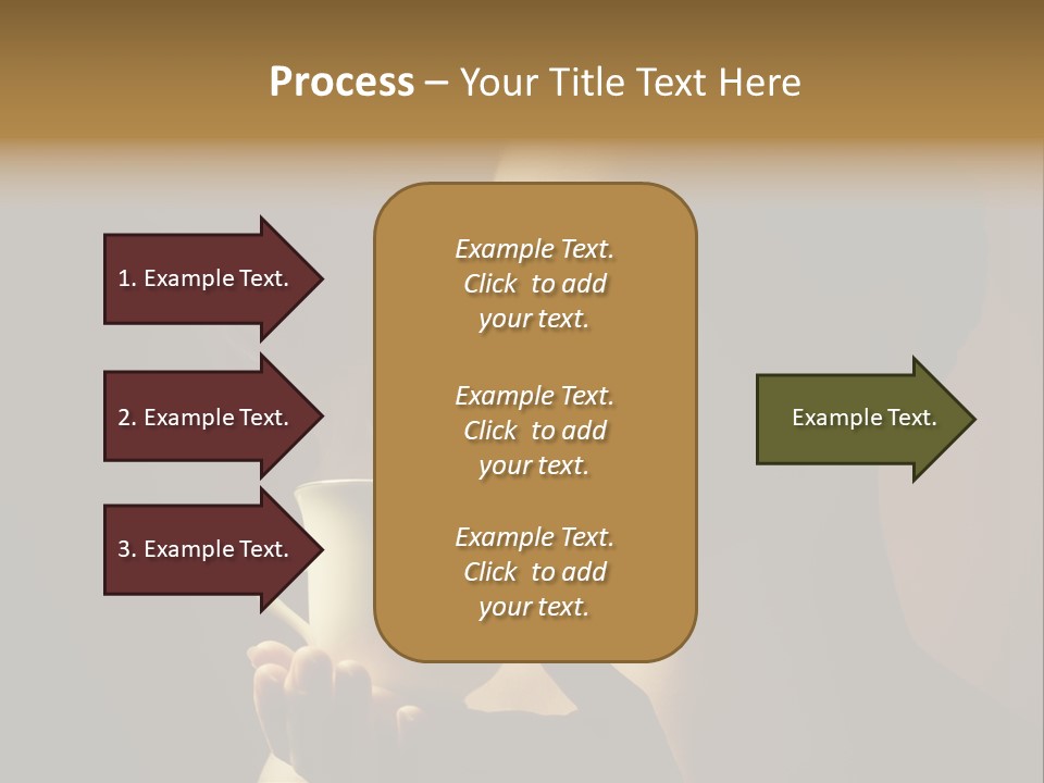 Hand Morning Beauty PowerPoint Template