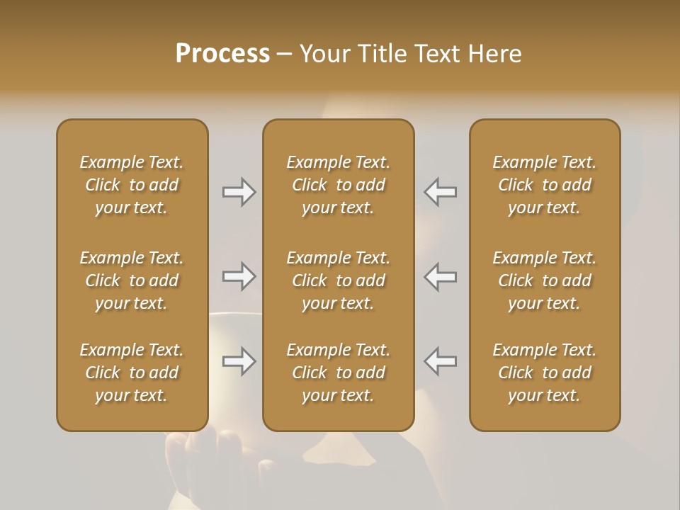 Hand Morning Beauty PowerPoint Template